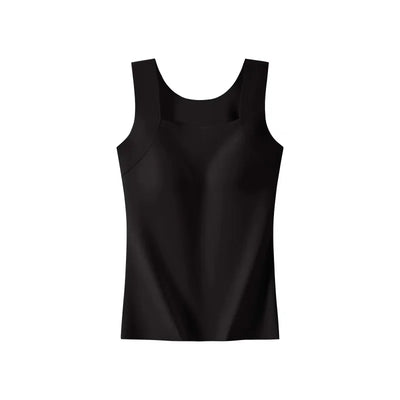 Sexy Sleeveless Tank Tops Women Casual Vest Crop Camisole Seamless Sports Underwear with Chest Pads Summer Female Bra Lingerie